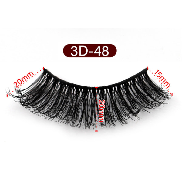 Eleganta 5-Par 3D Lösögonfransar 3D-55