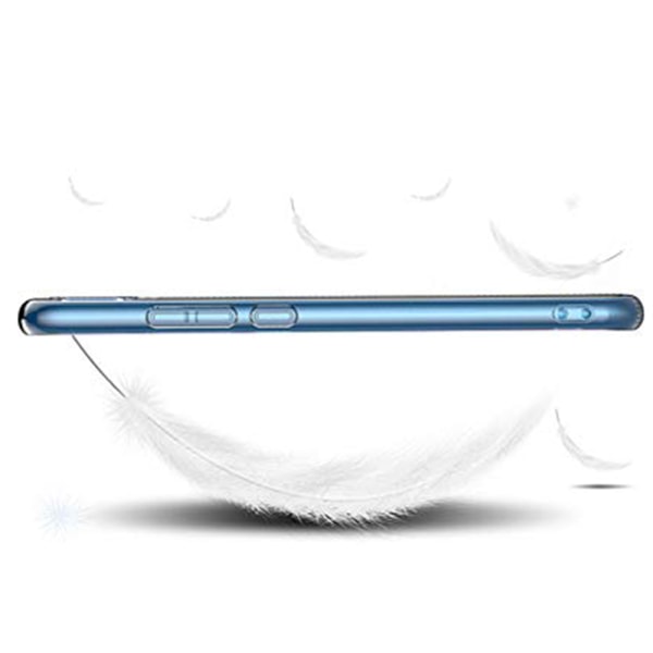 Huawei Honor 9 Lite - Tyylikäs silikonikuori Transparent/Genomskinlig