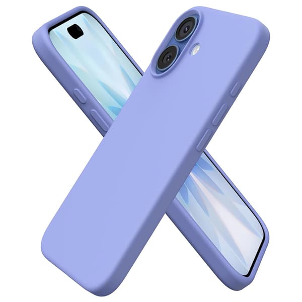 iPhone 17 Silikonskal  Reptålig & Greppvänlig Finish Lila