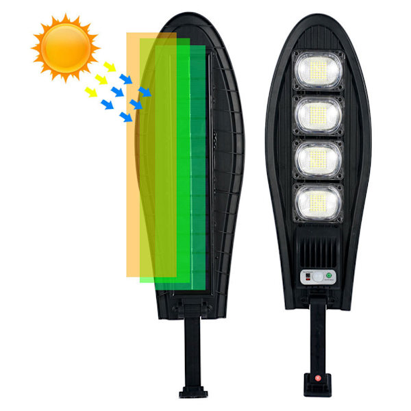 Kraftfull Slittålig Solcells Utomhusbelysning Rörelsesensor