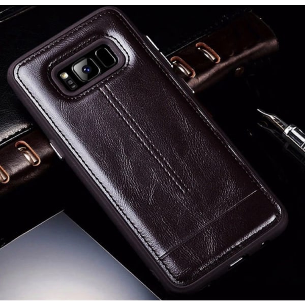 Samsung Galaxy S8+ - NKOBEE stilfuldt læderetui (ORIGINAL) Brun