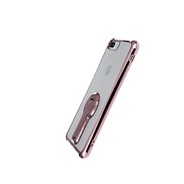 Effektfullt PLATED Skal för iPhone 7 (Ställfunktion) Röd