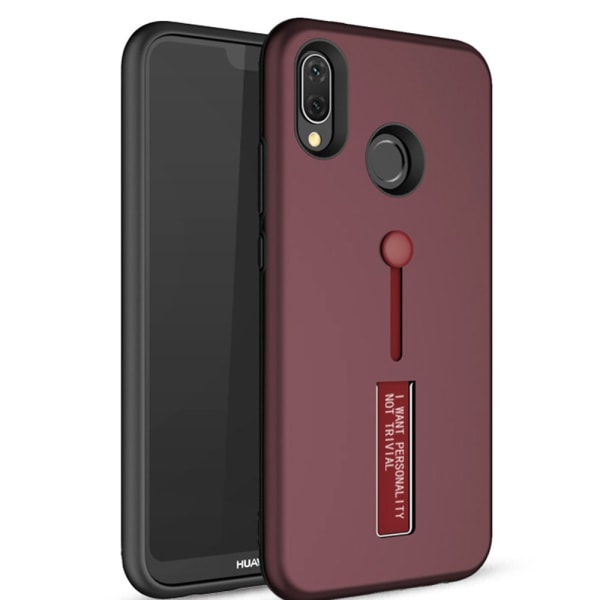 Praktisk fleksibelt cover (KISSCASE) - Huawei P20 Lite Svart