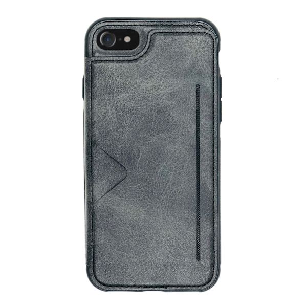 Skal med Kortplats - iPhone 7 Svart Svart