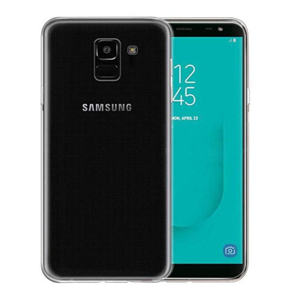 Samsung Galaxy J6 2018 - Smart beskyttelsesdeksel i silikon fra FLOVEME Transparent/Genomskinlig