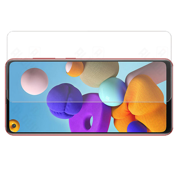 Samsung Galaxy A21S - Dubbelskal Silver