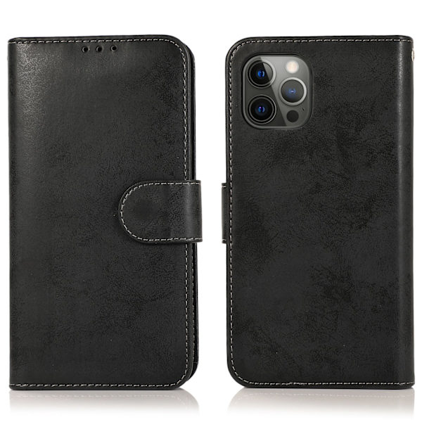 iPhone 15 Pro Max -  Plånboksfodral i PU-läder med 3-kortfack Purple