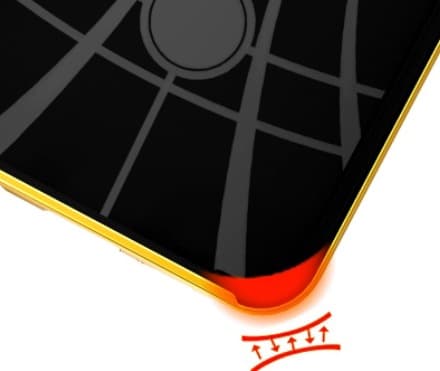 Iphone 6/6S PLUS - FLOVEME's NANO-HYBRID Shockproof skal Guld