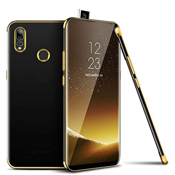 Huawei P Smart Z - Professionellt Skyddande Silikonskal Guld