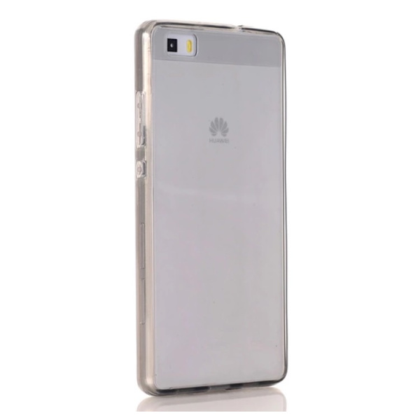 Dubbelsidigt Silikonfodral TOUCHFUNKTION - Huawei P8 Lite (2017) Svart