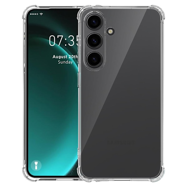 Samsung Galaxy S25 Plus - Smart & Slitstarkt Silikonskal Blå/Rosa