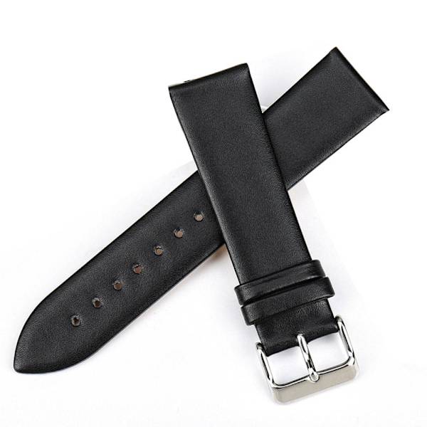 Ardour's Exklusiva Smooth Klockarmband (Pu-Läder) Lila 14mm