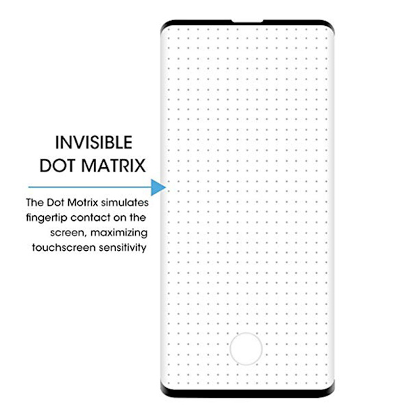 Samsung Galaxy S10 Sk�rmskydd CASE-Friendly HD 0,3mm Svart