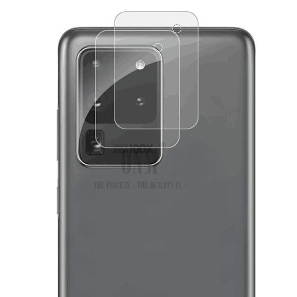 S20 Ultra 2.5D Högkvalitativt HD-Clear Ultratunt Kameralinsskydd Transparent
