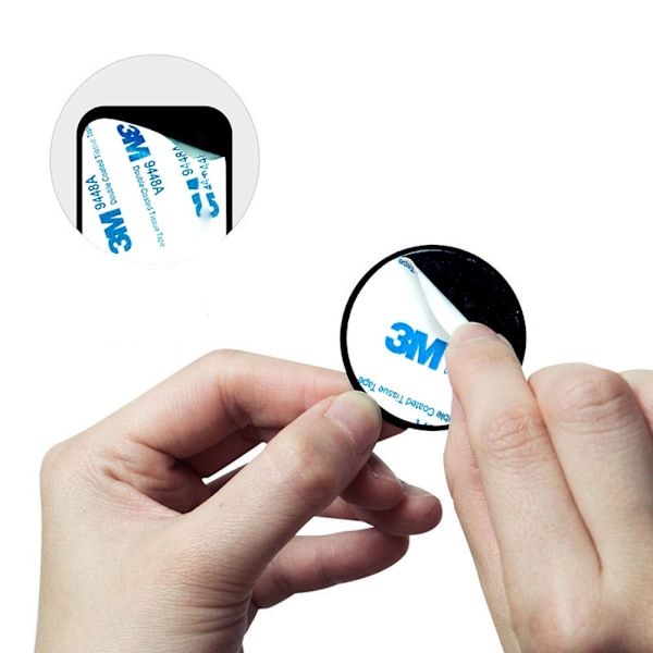 Universal metallplate (40 mm) til mobiler (til mobilholder) Black