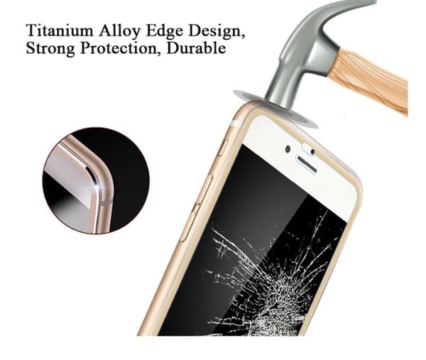 iPhone 6/6S Plus ProGuard SKÄRMSKYDD 3D HD Silver
