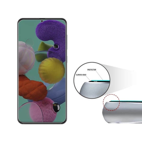 2-PAKKET Samsung Galaxy A52 Privacy Skjermbeskytter HD Svart