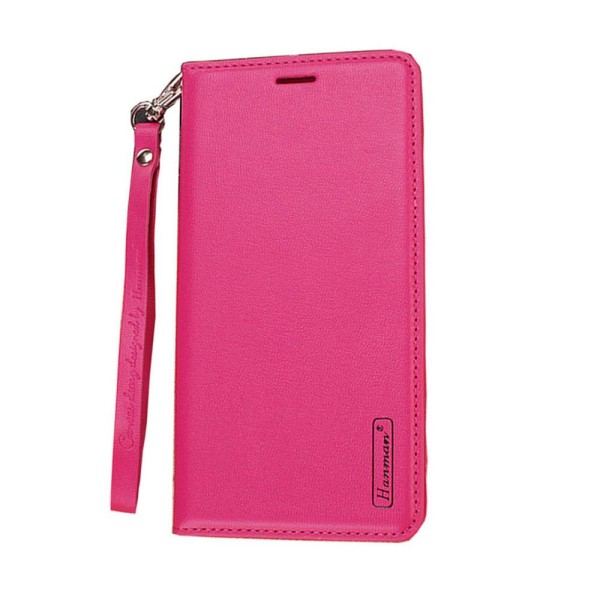 Samsung Galaxy S21 Plus - Elegant Hanman Wallet Cover Rosaröd