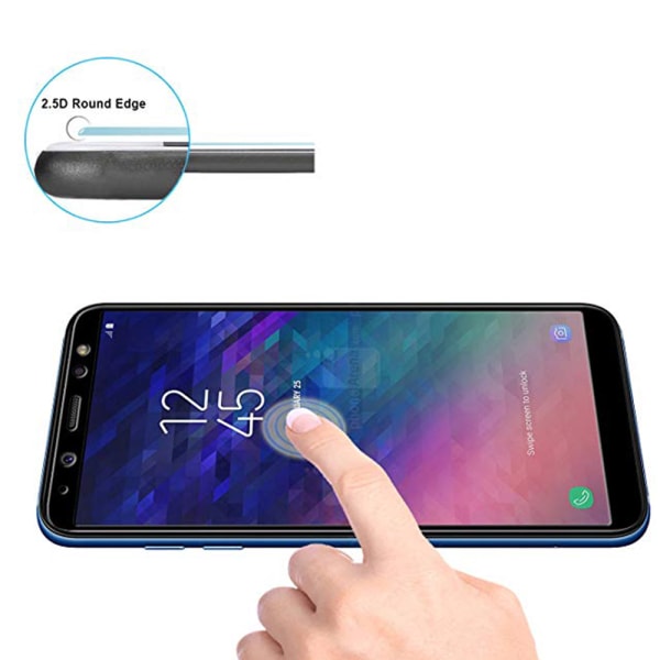 MyGuards skjermbeskytter - Samsung Galaxy A6 (2018) Vit