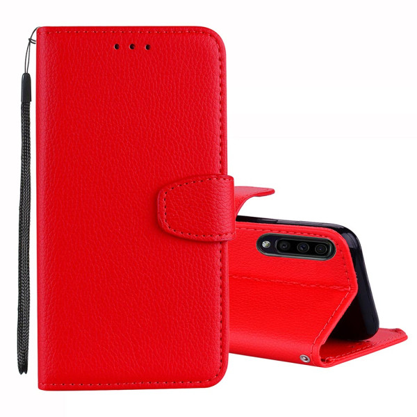 Samsung Galaxy A70 - Beskyttende pung etui Röd