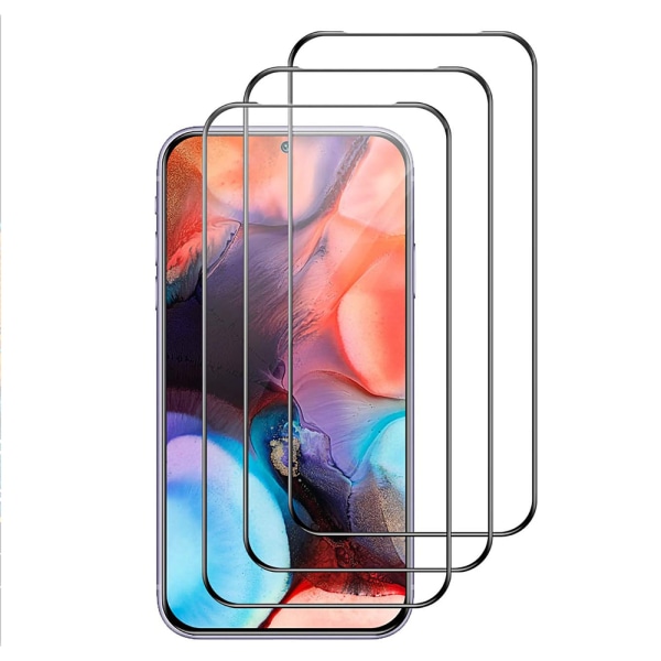 Täysi peittävä karkaistu lasi 2.5D näytönsuoja Redmi Note 11 (2 kpl) Transparent