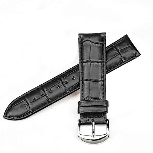 Bekvämt Klockarmband (Vintage-Design) i PU-Läder Brun 16mm
