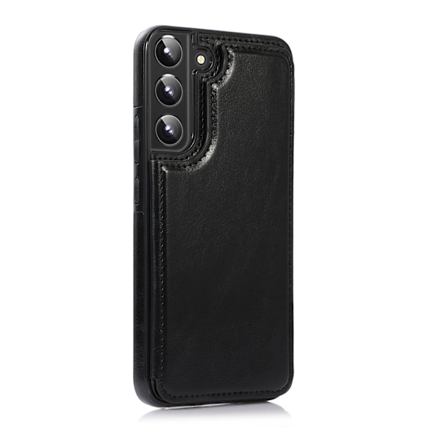 Samsung Galaxy S22 - Stilrent deksel med kortholder Rosaröd