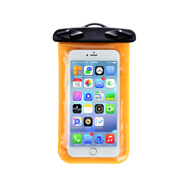 Praktisk vandtæt taske til mobiltelefoner Orange Orange