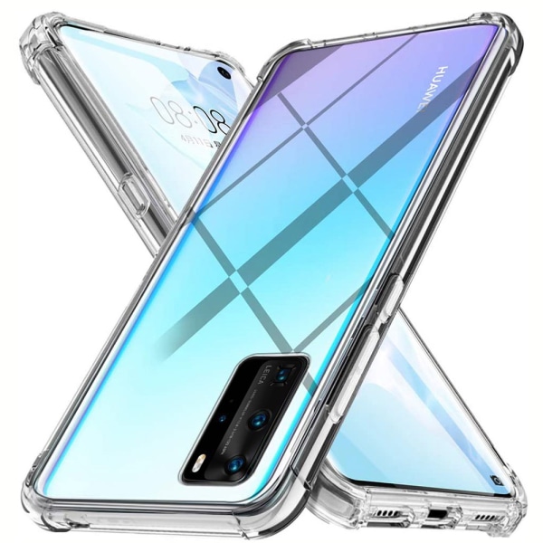 Huawei P40 Pro - Robust Skyddsskal med Tjocka H�rn Transparent/Genomskinlig