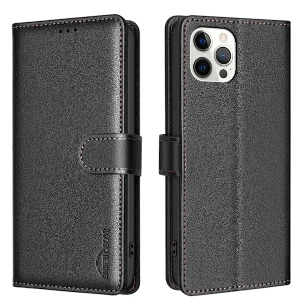 iPhone 13 Pro Skydd - Fodral med RFID & Stativ Lila