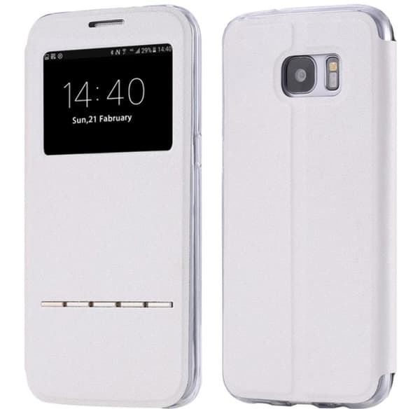 Samsung Galaxy J7 (Modell 2017) - Praktiskt Smartfodral Rosa