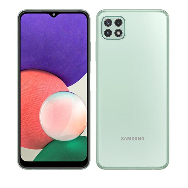 2-PACK Galaxy A22 5G Skärmskydd + Kameralinsskydd 2.5D HD 0,3mm Transparent/Genomskinlig