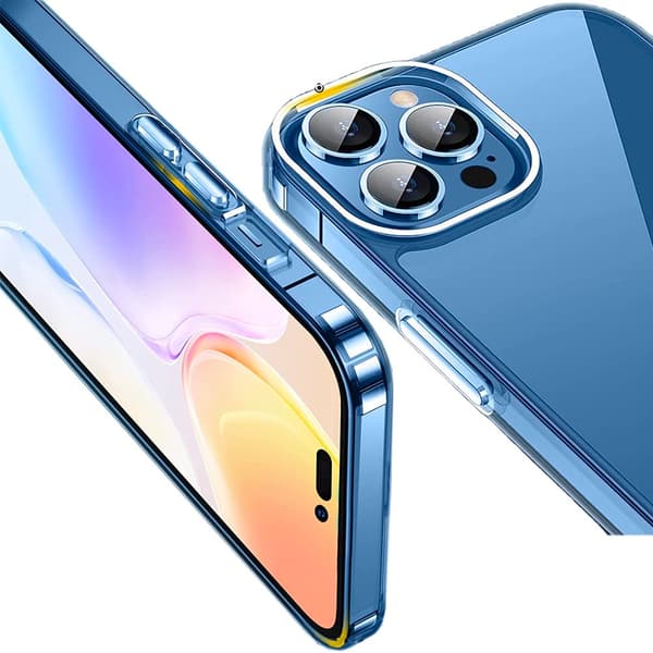 iPhone 15 Pro max - Ohut suojakotelo silikonista Transparent