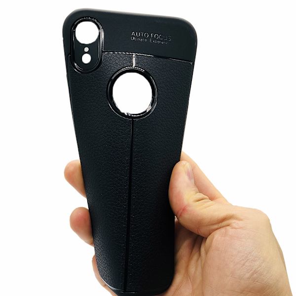 Silikonskal till iPhone XR (AUTO FOCUS) Grå