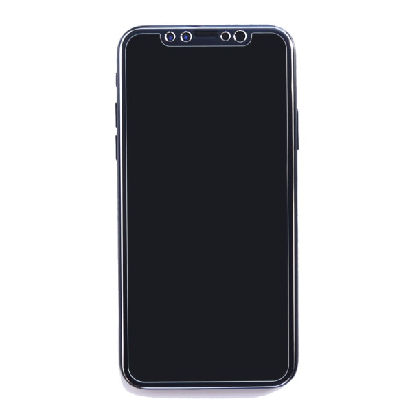 For- og bagside af aluminium skærmbeskytter 9H HD-Clear iPhone 11 Pro Röd