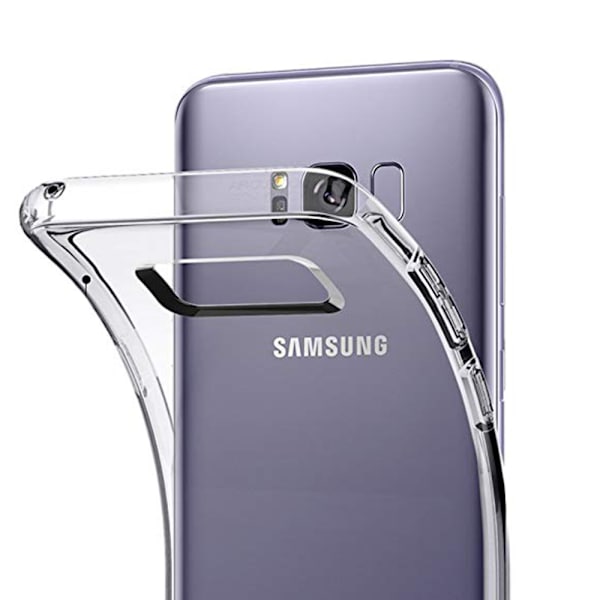 Samsung Galaxy S8 Plus - Stötdämpande Silikonskal från Floveme Transparent/Genomskinlig