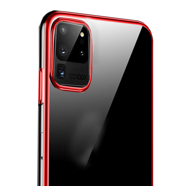 Samsung Galaxy S20 Ultra - Stilfuldt Floveme Silikone Cover Röd