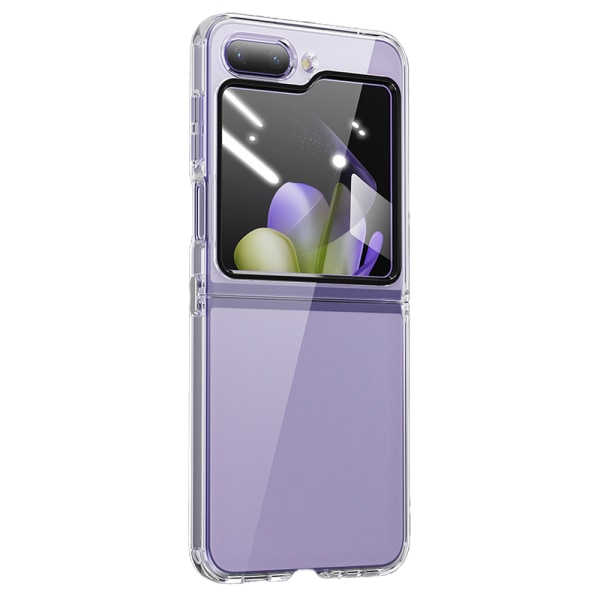 Galaxy Z Flip 5 - Gennemsigtigt silikone etui Transparent