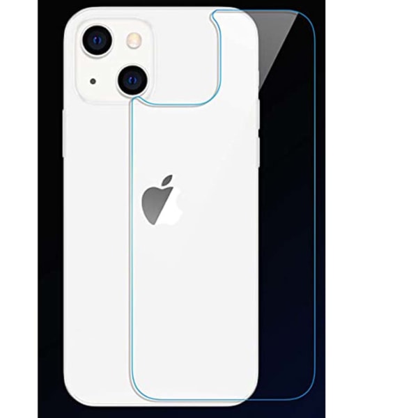 2-PACK iPhone 13 Skärmskydd Baksida 0,3mm Transparent/Genomskinlig