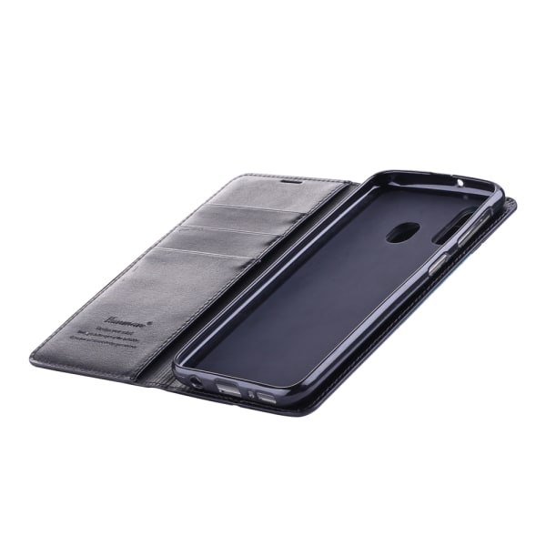 Tyylikäs käytännöllinen lompakkokotelo Hanman - Samsung Galaxy A40 Svart