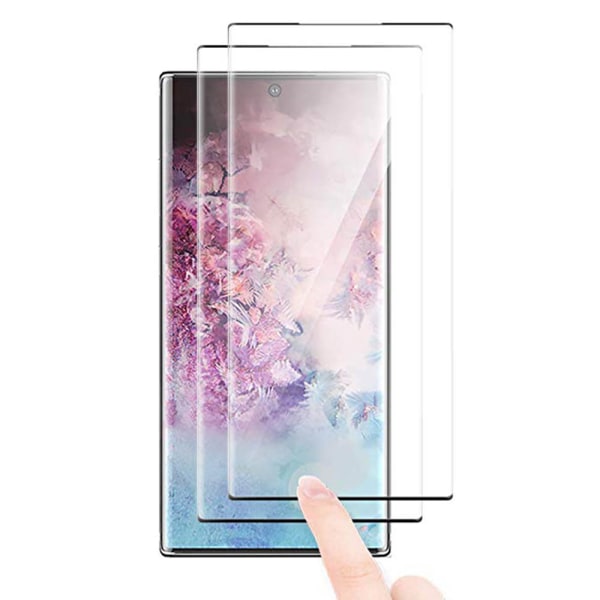 Samsung Galaxy Note10+ 3-PACK skjermbeskytter 3D 9H HD-Clear Transparent/Genomskinlig