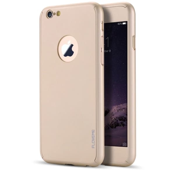 Praktiskt Skyddsfodral för iPhone 6/6S PLUS (Fram och bak) Silver