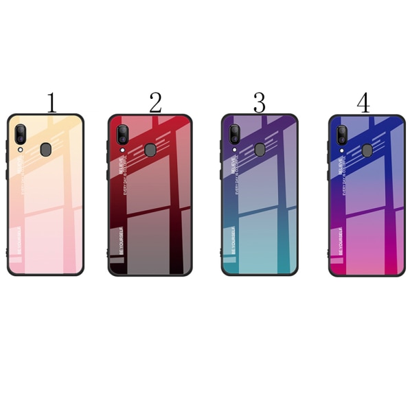 Samsung Galaxy A20E - Stilfuldt cover (NKOBEE) flerfarvet 4