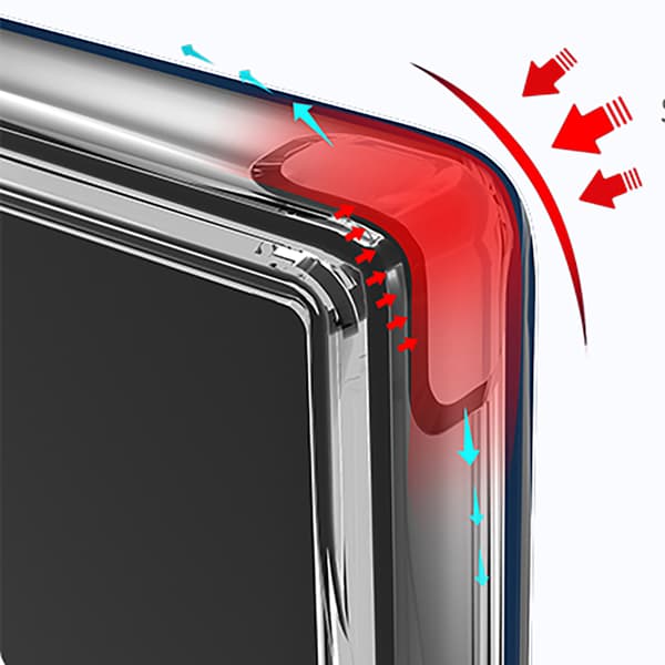 iPhone 15 Kepsfunktion & Kortfack Genomskinlig