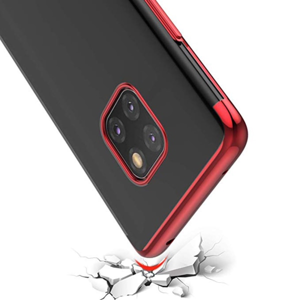 Effektivt cover lavet af blød silikone til Huawei Mate 20 Pro Röd