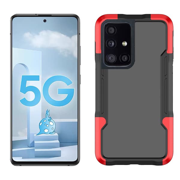 Samsung Galaxy A51 - Stilsäkert Skyddande Skal Blå