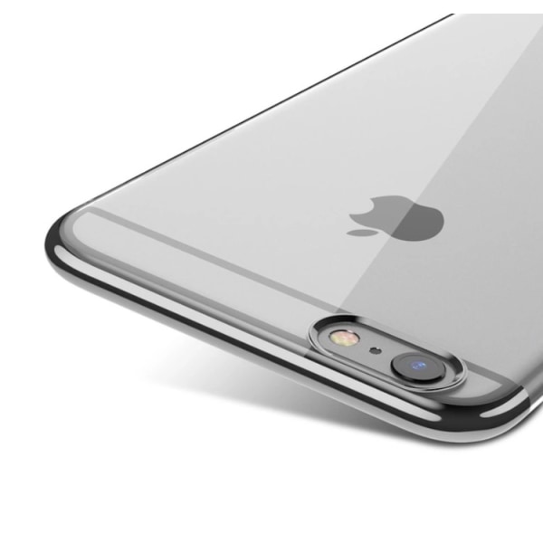 iPhone 7 PLUS - Exklusivt Praktiskt Silikonskal från FLOVEME Svart