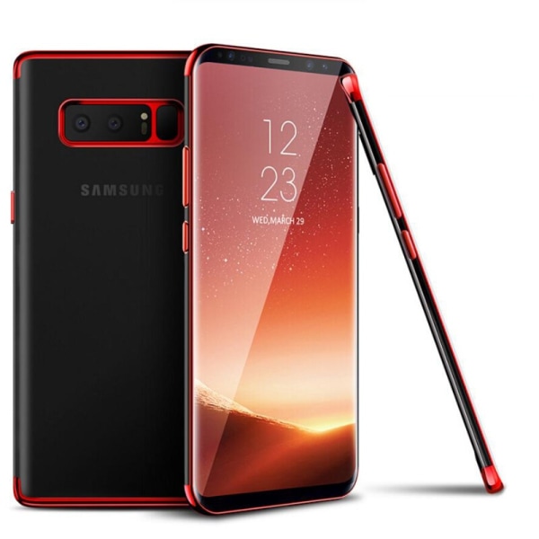 Samsung Galaxy Note 8 - Stötdämpande Silikonskal Röd Röd
