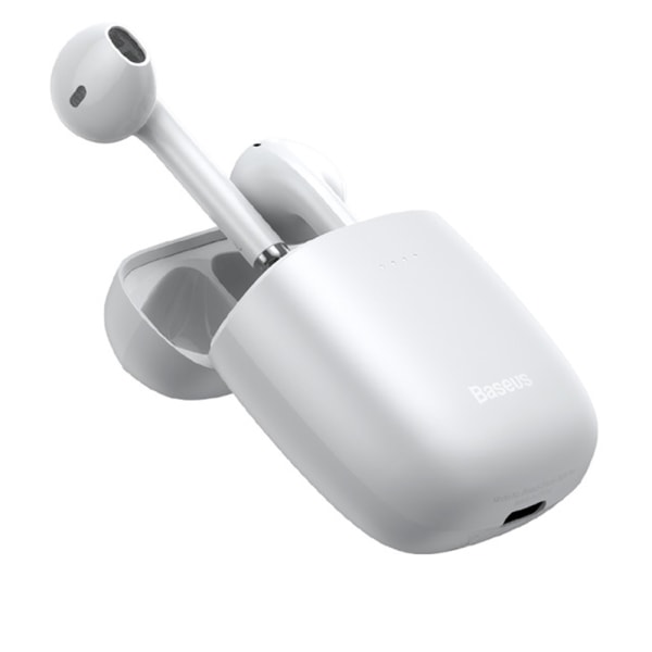 Baseus W04 Pro Bluetooth-hodetelefoner - For høyere lydkvalitet og K Vit