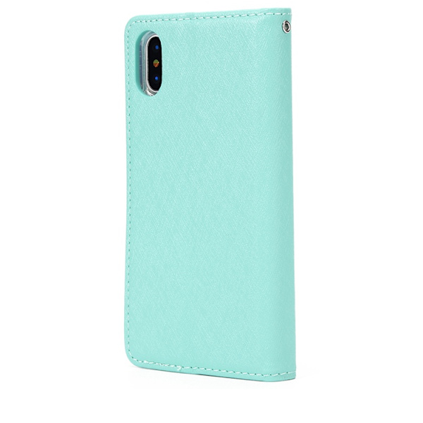 iPhone X/XS Stilrent Elegant Multifodral (RODZE) Grön